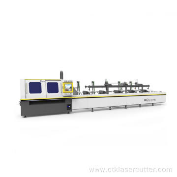 Fully automatic metal round tube laser cutting machine
